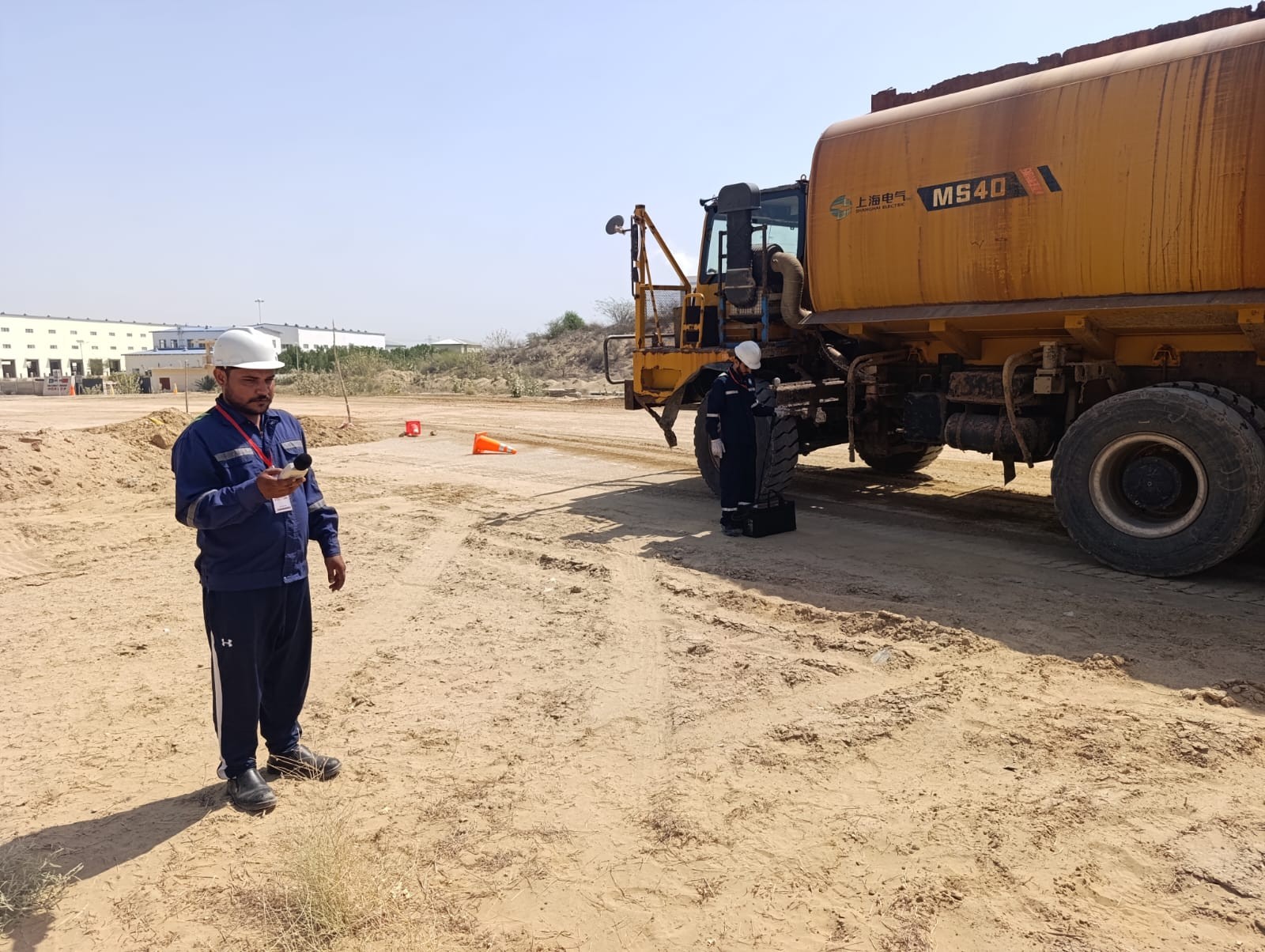 Noise level monitoring at industrial zone